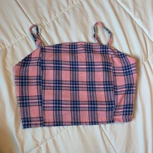 Plaid Crop Top